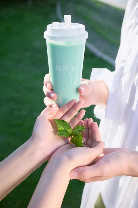 销量破亿！正宗薄荷奶绿，认准益禾堂