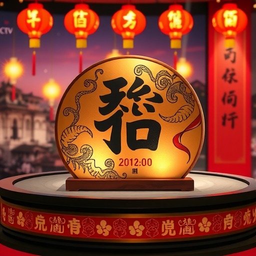 连续11年！杭州“双国遗”朱炳仁父子作品再登央视除夕主播台