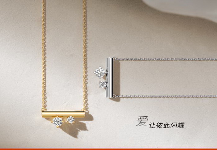 HEART TO HEART，爱让彼此闪耀 Hearts On Fire推出520特别款钻石项链