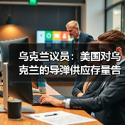 乌克兰议员：美国对乌克兰的导弹供应存量告急