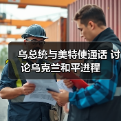 乌总统与美特使通话 讨论乌克兰和平进程