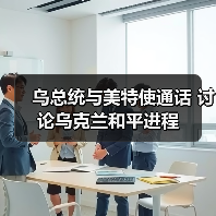 乌总统与美特使通话 讨论乌克兰和平进程