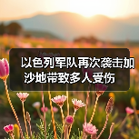 以色列军队再次袭击加沙地带致多人受伤