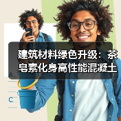 建筑材料绿色升级：茶皂素化身高性能混凝土引气剂