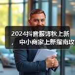 2024抖音服饰秋上新 ， 中小商家上新指南攻略
