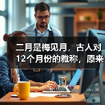 二月是梅见月，古人对12个月份的雅称，原来这么美！