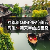 成都新华医院医疗美容陶俊：朝天鼻的成因及改善方法