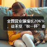 全国营业额增长206%，益禾堂“秋一杯”卖爆了！