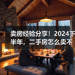 卖房经验分享！2024下半年，二手房怎么卖不亏还能赚？