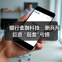 银行金融科技：新兵斥巨资 “前辈”亏损
