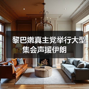 黎巴嫩真主党举行大型集会声援伊朗