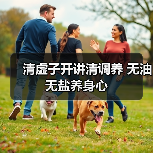 清虚子开讲清调养 无油无盐养身心