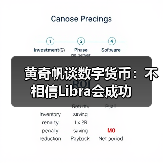 黄奇帆谈数字货币：不相信Libra会成功