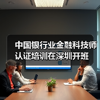 中国银行业金融科技师认证培训在深圳开班