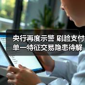 央行再度示警 刷脸支付单一特征交易隐患待解