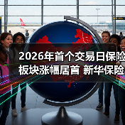 2026年首个交易日保险板块涨幅居首 新华保险、中国太保股价创新高 　　