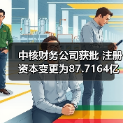 中核财务公司获批 注册资本变更为87.7164亿元 中核财务公司获批 注册资本变更为87.7164亿元
