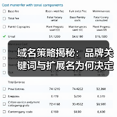 域名策略揭秘：品牌关键词与扩展名为何决定你的线上命运