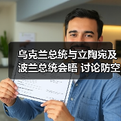 乌克兰总统与立陶宛及波兰总统会晤 讨论防空合作等议题