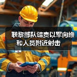 联黎部队谴责以军向维和人员附近射击