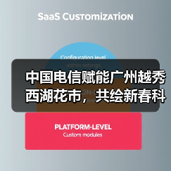 中国电信赋能广州越秀西湖花市，共绘新春科技画卷