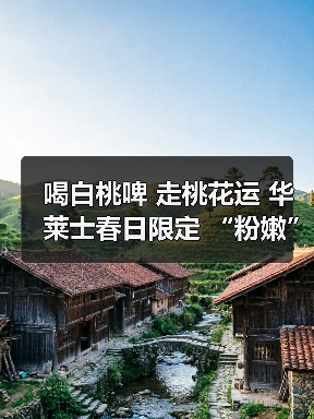喝白桃啤 走桃花运 华莱士春日限定 “粉嫩”上新