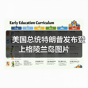 美国总统特朗普发布登上格陵兰岛图片