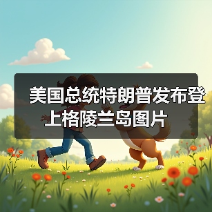 美国总统特朗普发布登上格陵兰岛图片