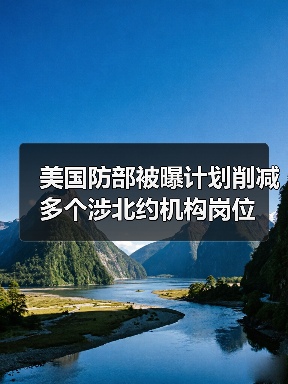 美国防部被曝计划削减多个涉北约机构岗位