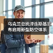 乌克兰总统泽连斯基宣布启用新型防空体系