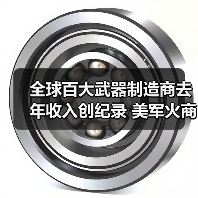 全球百大武器制造商去年收入创纪录 美军火商收入占比过半