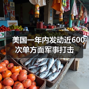 美国一年内发动近600次单方面军事打击