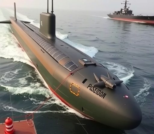 可搭载“波塞冬”核动力无人潜航器 俄新一艘核潜艇出坞
