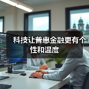 科技让普惠金融更有个性和温度
