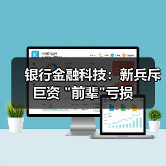银行金融科技：新兵斥巨资 “前辈”亏损