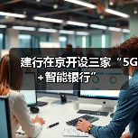 建行在京开设三家“5G+智能银行”